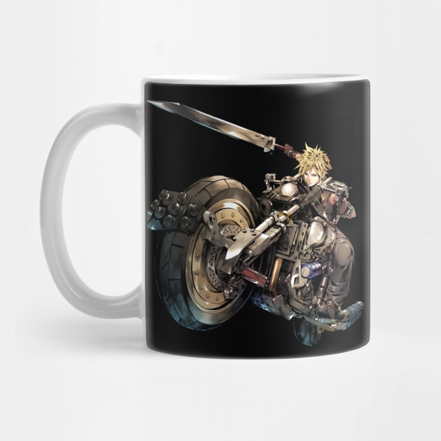 Fantasy Motobike Soldier by SkyfrNight